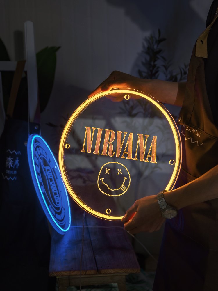 Nirvana neon light sign